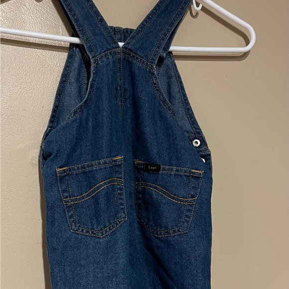 Toddler Lee Shortalls Denim Cotton Blend Size 2T - Picture 3 of 6